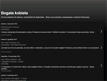 Tablet Screenshot of bogata-kobieta.blogspot.com