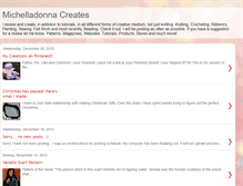 Tablet Screenshot of michelladonnacreates.blogspot.com
