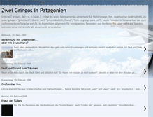 Tablet Screenshot of gringos-in-patagonia.blogspot.com