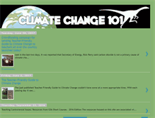 Tablet Screenshot of climatechange101.blogspot.com