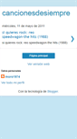 Mobile Screenshot of cancionesdesiempre.blogspot.com