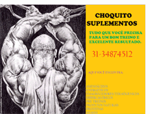 Tablet Screenshot of choquitosuplementos.blogspot.com