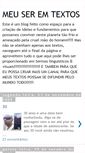 Mobile Screenshot of meuseremtextos.blogspot.com