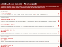 Tablet Screenshot of minislbenfica.blogspot.com