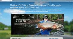 Desktop Screenshot of michiganflyfishingreports.blogspot.com