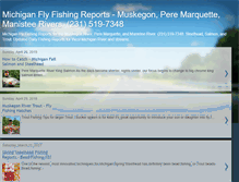 Tablet Screenshot of michiganflyfishingreports.blogspot.com