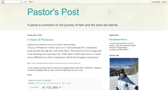 Desktop Screenshot of pastorspost.blogspot.com