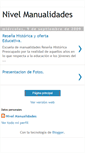 Mobile Screenshot of nivelmanualidades.blogspot.com