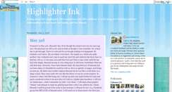 Desktop Screenshot of highlighterink.blogspot.com