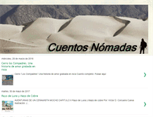 Tablet Screenshot of cuentosnomadas.blogspot.com