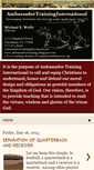 Mobile Screenshot of ambassadortraining.blogspot.com