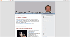 Desktop Screenshot of gamecreator.blogspot.com