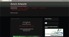 Desktop Screenshot of annasartworld.blogspot.com