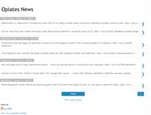 Tablet Screenshot of opiates-news.blogspot.com