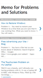 Mobile Screenshot of memoforproblems.blogspot.com