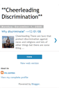Mobile Screenshot of cheeringdiscrimination.blogspot.com