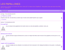 Tablet Screenshot of lestrespapallones.blogspot.com
