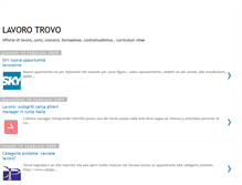 Tablet Screenshot of lavorotrovo.blogspot.com