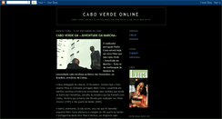 Desktop Screenshot of caboverdeonline.blogspot.com