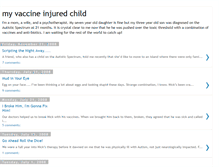 Tablet Screenshot of myvaccineinjuredchild.blogspot.com