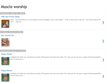 Tablet Screenshot of gaysmuscleworship.blogspot.com