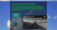 Desktop Screenshot of lecturasextractosycitas.blogspot.com