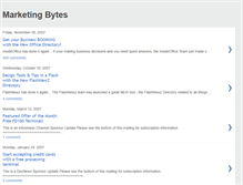 Tablet Screenshot of marketingbytes.blogspot.com