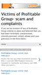 Mobile Screenshot of profitable-group-victims.blogspot.com