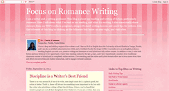 Desktop Screenshot of focusonromancewriting.blogspot.com