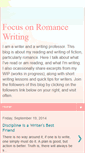 Mobile Screenshot of focusonromancewriting.blogspot.com