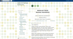 Desktop Screenshot of makalahbahasaindonesia.blogspot.com