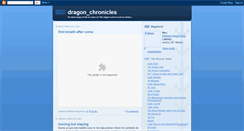 Desktop Screenshot of dragon-chronicles.blogspot.com