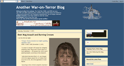 Desktop Screenshot of anotherwaronterrorblog.blogspot.com