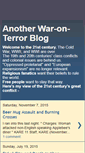 Mobile Screenshot of anotherwaronterrorblog.blogspot.com