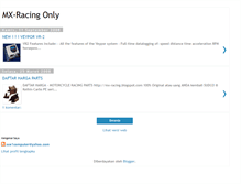 Tablet Screenshot of mx-racing.blogspot.com