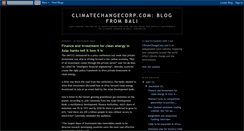 Desktop Screenshot of climatechangecorp.blogspot.com