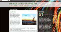 Desktop Screenshot of deviajesiempre.blogspot.com