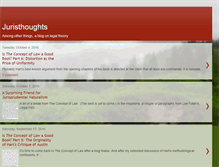 Tablet Screenshot of juristhoughts.blogspot.com