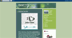 Desktop Screenshot of hapagirlknits.blogspot.com