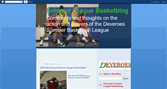 Desktop Screenshot of deveroessummerleague.blogspot.com