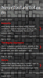 Mobile Screenshot of ic-nevertoolatetolearn.blogspot.com