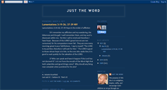 Desktop Screenshot of just-the-word.blogspot.com