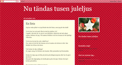 Desktop Screenshot of juleljus.blogspot.com