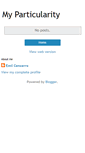 Mobile Screenshot of myparticularity.blogspot.com