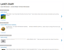 Tablet Screenshot of landdiary.blogspot.com