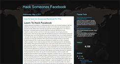 Desktop Screenshot of hacksomeonesfacebook0.blogspot.com