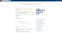 Desktop Screenshot of juggernautathletics.blogspot.com