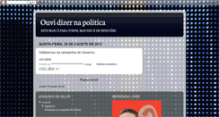 Desktop Screenshot of ouvidizernapolitica.blogspot.com