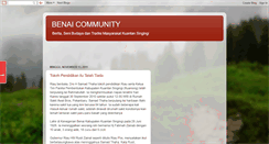 Desktop Screenshot of benai-community.blogspot.com