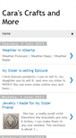 Mobile Screenshot of carascraftsandmore.blogspot.com